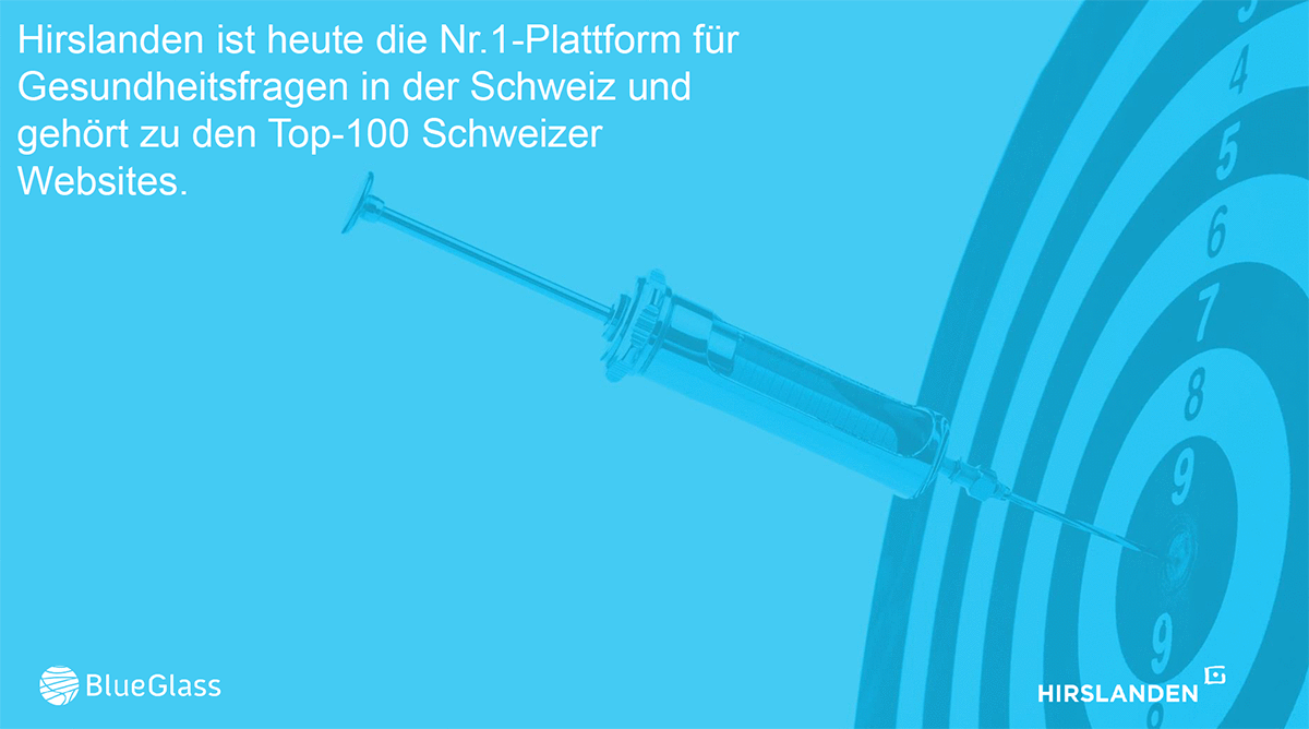 Hirslanden hat nach Unterstützung durch BlueGlass Interactive eine Top-100 Schweizer Webseite