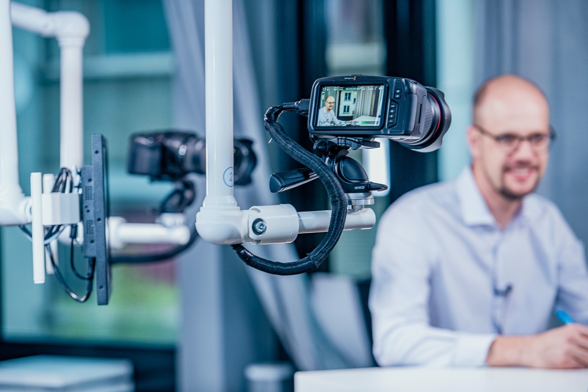 Studiotechnik mit 2 Blackmagic Pocket Kameras
