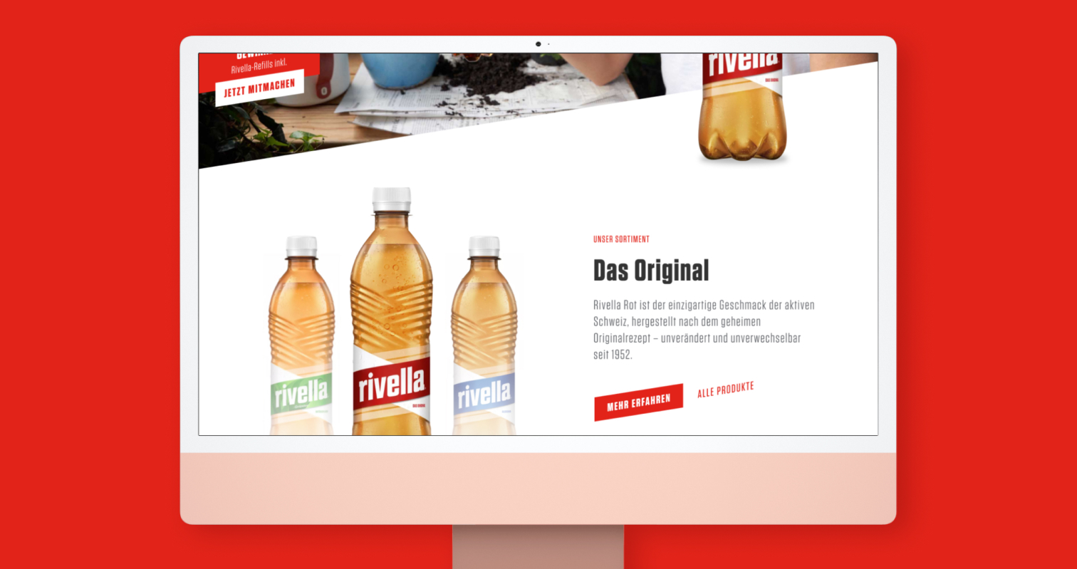 Rivella – Innovative & interaktive Corporate Website